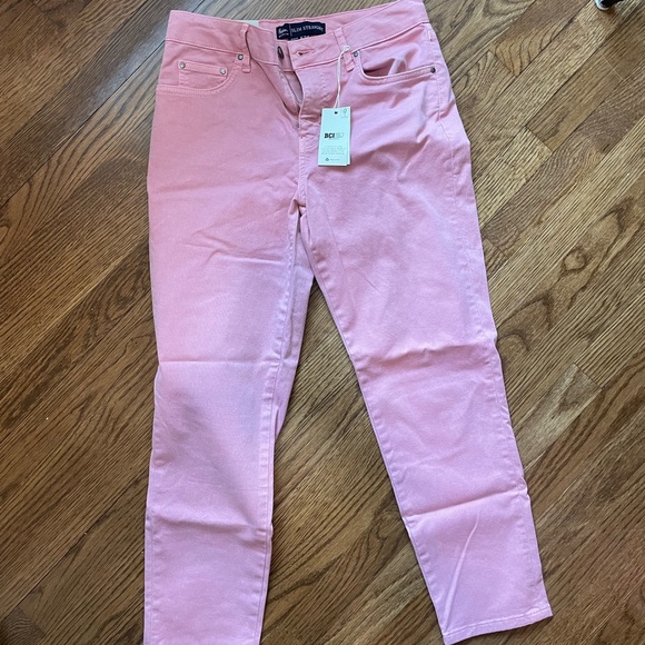 NWT Biden Denim Slim Straight 10 Regular posey pink - Picture 2 of 6